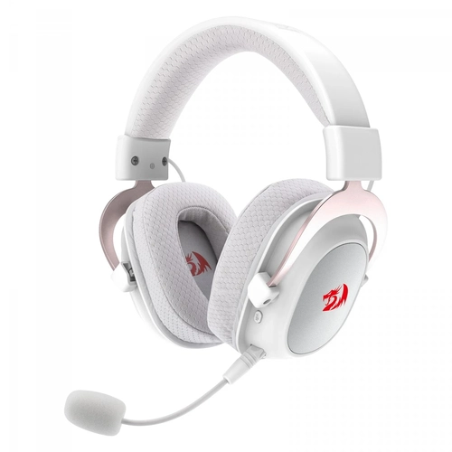 Headset Gamer Redragon Zeus Pro Branco Sem Fio 7.1 - H510W-PRO