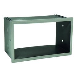 Moldura Fiamon 2 Din Polo/ Golf/ Fox/ Ecosport/ Fiesta/ Bora Prata