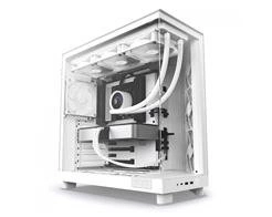 Gabinete Gamer Nzxt H6 Flow Branco Lateral de Vidro Atx/micro-atx/mini-itx - Cc-h61fw-01