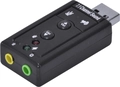 Adaptador Placa de Som Usb 7.1 Canais Virtual Ausb71