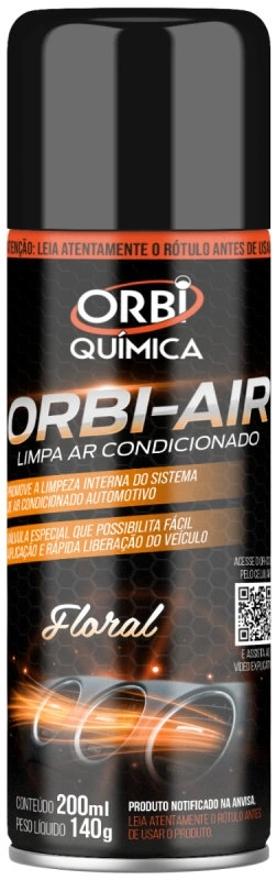 Limpa Ar-condicionado Orbi-air Orbi Quimica 200 Ml Floral