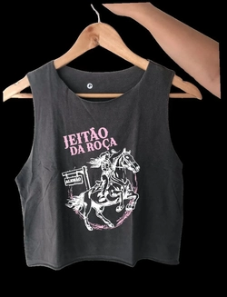 Cropped Stone Regata Jeitão da Roça