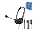 Fone Headset Removivel P3 + Usb Com Microfone Call Center Home Office