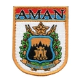 Distintivo de Organização Militar Bordado Colorido AMAN (DOM)