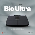 Balança Bioimpedância 55 Análises Corporais Digital e com Bluetooth - Relaxshop Bio Ultra Preta