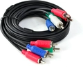 Cabo 5 RCA x 5 RCA Video Componente Pcyes 2 Metros - P5r-2