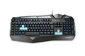 Teclado PC USB Gamer Warrior Tc209 Led Usb Preto Grafite