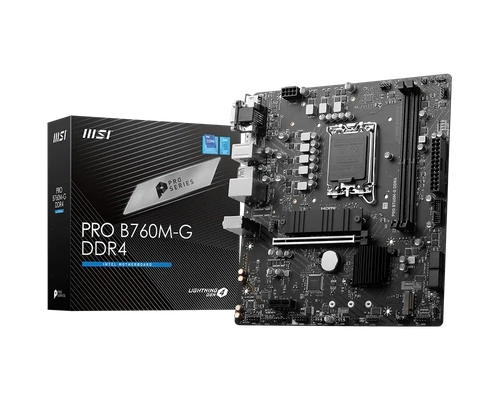 Placa-mãe LGA 1700 MSI Pro B760m-g Ddr4