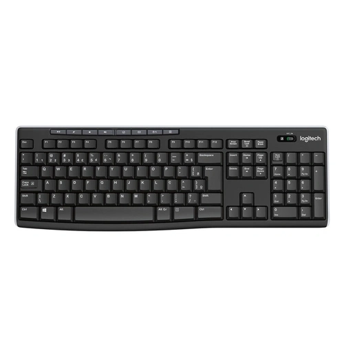Teclado Logitech K270 Preto Sem Fio - 920-004427-C