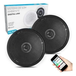 Kit Arandela 6 Leson 2lsredpt 70w Rms Redonda Preta - Par / 2