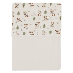 Jogo de Lençol de Berço 3 Peças Suedine Masculino - Cachorrinho