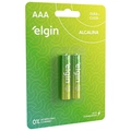 Pilha Elgin AAA Alcalina Lr03 C/2 Unidades - 82154