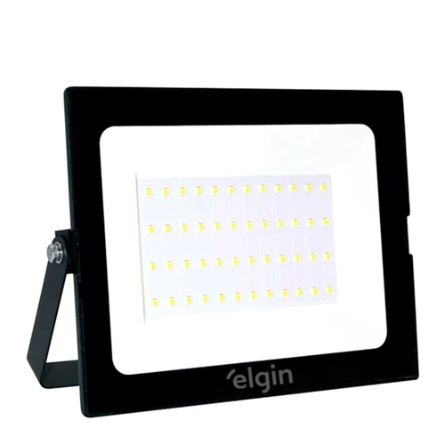 Refletor Led Elgin 50w 6500k Preto