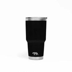 Copo Térmico Tumbler 30 OZ 887ml com Tampa - QGK (Preto)