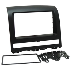 Moldura Fiamon 2 Din Fiat Palio/strada/strada Adventure/palio Weekend/palio Adventure/ideia/siena 2012 Preta