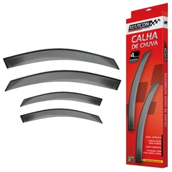 Calha Marçon Pg-227 Peugeot 208 04 Portas 2013 Fume Claro