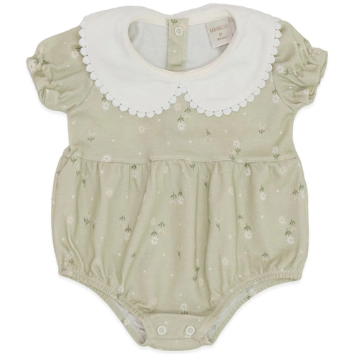 Body Banho de Sol Manga Curta Gola Suedine Feminino - Little Sweet