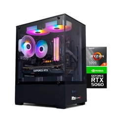 PC Gamer ITX Arena, Ryzen 5 5500, NVidia GeForce RTX 5060 8GB, Ram 16GB, SSD 512GB, Gabinete Gamer