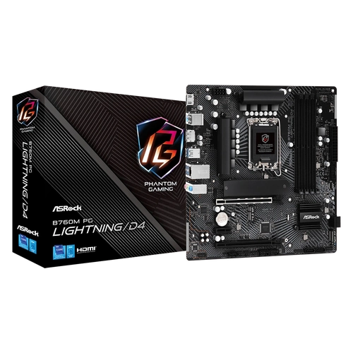 Placa Mãe LGA 1700 Asrock B760 PG Lightning DDR4