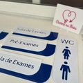 Placa Identificacao de Portas - Logo alto relevo inicial ou desenho