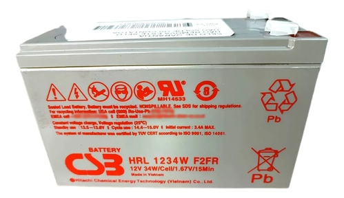 Bateria Csb Vrla 12v 34w - Hrl 1234w