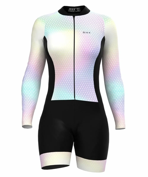 Macaquinho de Ciclismo Feminino Chuva de Prata