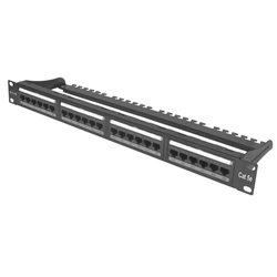 Patch Panel Evus Cat5e 24 Portas Ev-pp-5e-24