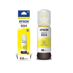 Refil de Tinta Original Epson T504420 Amarelo 70ml L4150 / L4160 / L4260 / L6171 / L6161 / L6191