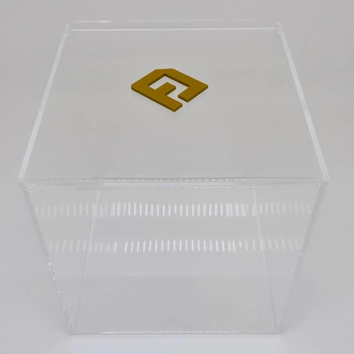 Caixa Seringas da semana - Logo alto relevo inicial ou desenho