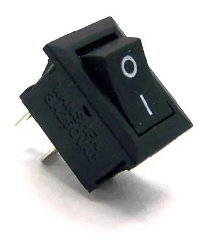 Mini Chave Gangorra Kcd11-101 Liga/desliga 3a 250v Pt