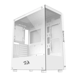 Gabinete  Redragon Reflect Mid-Tower Lateral De Vidro Branco CA-601W