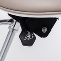 Cadeira Mocho Ergonômico Exclusiva 360° Graus Com Apoio e Suporte Cinza