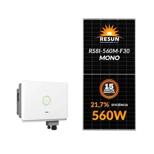 Gerador Solar Saj 17,92 Kwp Tri. 220v Fibromadeira (15k/560w)