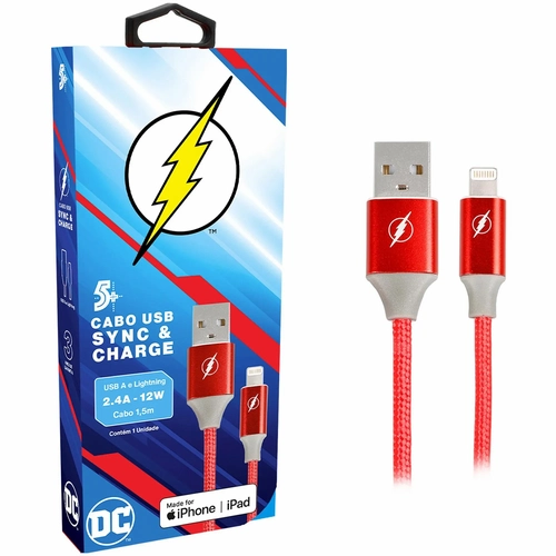 Cabo Usb-a 5+ Para Lightning 1,5m - Flash