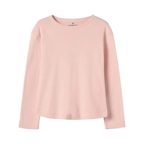 Blusinha Manga Longa Básica Rosa Hering - Feminina