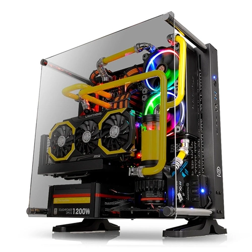 Gabinete Gamer Thermaltake Core P3 TG Blk Wall Mount SGCC, Mid Tower, Vidro Temperado - CA1G400M1WN06