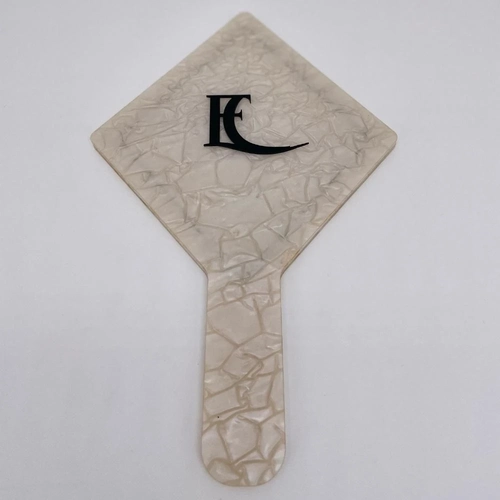 Espelho Perolado - Logo alto relevo inicial ou desenho