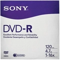 Sony Discos Virgens para DVD, DVD-R, 16x (DMR47RENV)