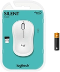 Mouse Sem Fio Logitech M220 Silencioso Ambidestro Branco - 104876