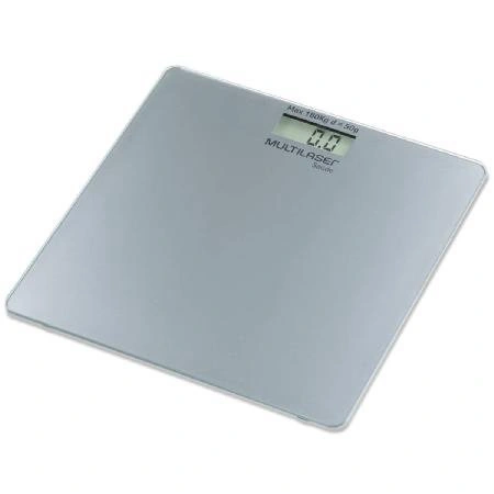 Balança de Peso Corporal Recarregável Via Usb Prata Hc411