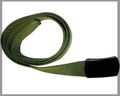 Cinto Verde de Nylon C/Fivela Preta Padrão EB (1,20m)