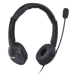 Fone de Ouvido Headset Corp Usb Com Microfone - Preto - Vk390