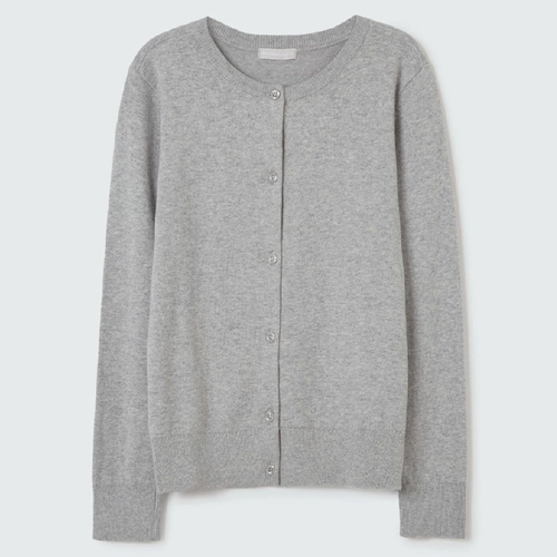 Cardigan em Tricort Mescla Hering - Feminino