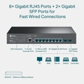 Switch Gerenciavel Gigabit Tp-link L2+ 8 Portas C/ 2 Slots Sfp Jetstream - Tl-sg3210
