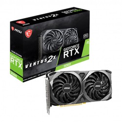 Placa de Video 12GB RTX3060 MSI VENTUS 2X GeForce OC GDDR6 - 912-V397-664
