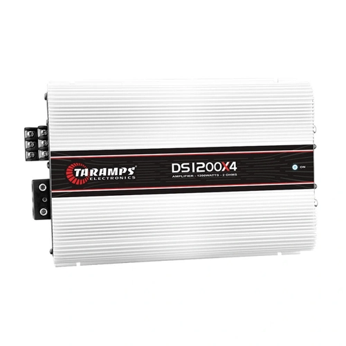 Modulo De Potencia Taramps Ds-1200x4 Compact 2r 1200w Rms 4 Canais