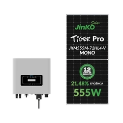 Gerador Solar Deye 9,99 Kwp Mon. 220v Fibromadeira (8k/555w)