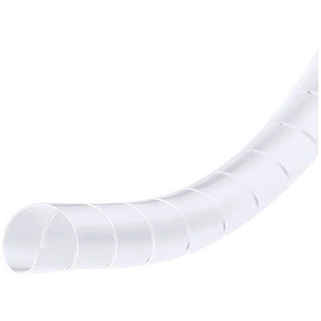 Organizador de cabos espiral branco com 14mm de diâmetro 1 metro - ocp1401b 1 unidade