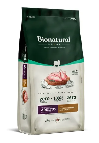 BIONATURAL RAÇ PEQUENAS 15KG