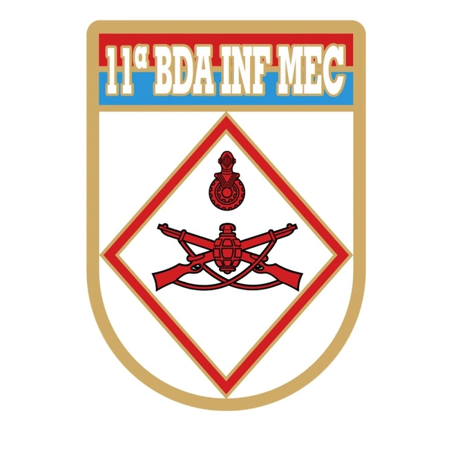 Distintivo de Bolso 11ª BDA INF MEC (Pirulito - Masculino)